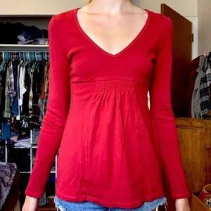 Victoria’s Secret V Neck Long Sleeve Shirt